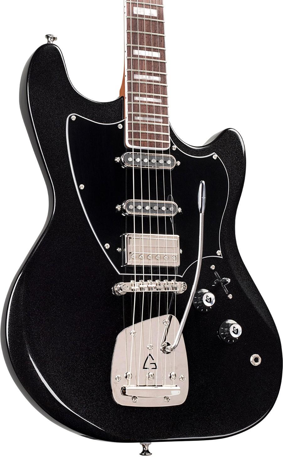 Guild Surfliner Deluxe Electric Guitar In Black Metallic